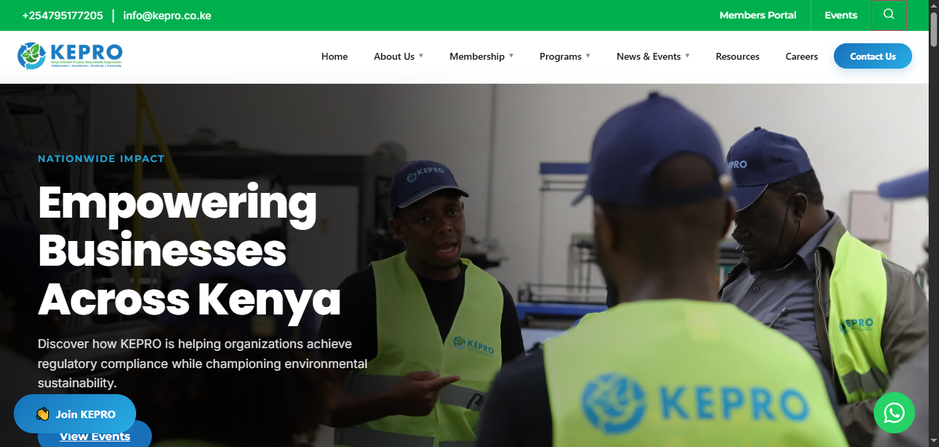 KEPRO — Regulatory Body Portal